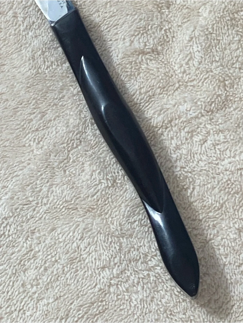 Cutco Black Serrated Table Knife